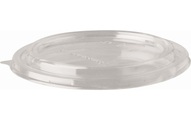 PAPSTAR, Deckel Papstar pure, Ø 150 mm, für Salatschalen (500/1000 ml), 50 Stk., biologisch abbaubar, nachwachsende Rohstoffe, PLA, transparent