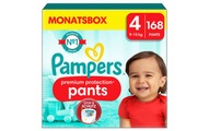 Pampers Premium Protection Pants, Gr. 4, 9-15kg, Monatsbox (1x 168 Windeln)