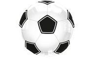 Folat, Folat Folienballon Fussball Schwarz/Weiss, 43 cm