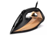 Philips, PHILIPS DST7040/81 Azur - Dampfbügeleisen (Schwarz/Gold)