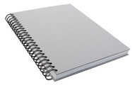 Sigel Notizbuch A4, Uni, Grau, Bindungsart