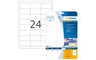 HERMA, Herma 4389 Etiketten 66 x 33.8 mm Papier Weiß 600 St. Permanent Tiefkühl-Etiketten Tinte, Laser, Kopie