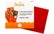 Decora Alufolie 20 cm x 0.2 m, Rot