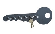 Zeller Present Wandhaken Schlüsselboard Schwarz