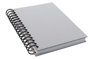 Sigel Notizbuch A5, Uni, Grau, Bindungsart