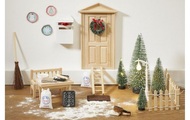 HobbyFun, HobbyFun Mini-Utensilien Besen und Schaufel 4 cm