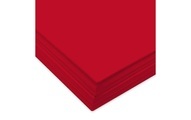 URSUS Tonzeichenpapier A4, 130 g/m², 100 Blatt, Tulpenrot
