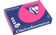 Clairefontaine Kopierpapier Trophée A4, 80 g/m², Neonrosa, 500 Blatt