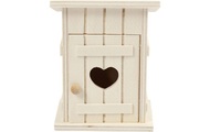 Creativ Company, Creativ Company Mini-Möbel Toilettenhaus 8 x 6.5 cm 1 Stück