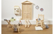 HobbyFun, HobbyFun Mini-Utensilien Bügelbrett Natur