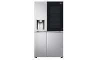 Side-by-Side GSXV91BSAE mit InstaView Door-in-Door® | Eis-, Crushed Ice- und Wasserspender | 635 Liter Kapazität | Energieeffizienzklasse E | Interner Wassertank 4L | Brushed Steel |