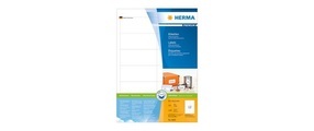Herma 4670 Etiketten 66 x 33.8 mm Papier Weiß 2400 St. Permanent Universal-Etiketten, Frankier-Etiketten Tinte, Laser,