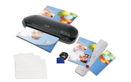 Laminiergerät 4in1 Set mit Lineal, Eckenrunder und Folien
