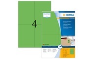 HERMA Etiketten A4 grün 105x148 mm Papier matt 400 St.