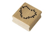 Artoz, Artoz Motivstempel Blumenherz Hellbraun