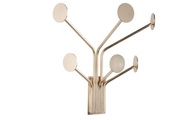 present time Wandhaken 6-fach, Gold