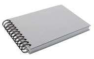 Sigel Notizbuch A5, Uni, Grau, Bindungsart