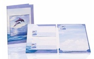 Rossler - RÖSSLER - Briefpapierset Flipper, 10 Blätter, 10 Briefumschläge