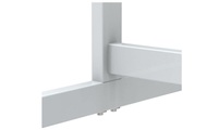 MAUL Mobiles Whiteboard Tafelmaterial Stahlblech BxH 1500 x 1000 mm