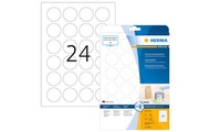 HERMA, Herma 4236 Etiketten Ø 40 mm Folie Transparent 600 St. Permanent Sicherheits-Etiketten, Universal-Etiketten Laser,