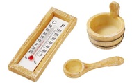 HobbyFun, HobbyFun Mini-Utensilien Sauna Zubehör 3-teilig
