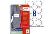 Avery Zweckform, AVERY ZWECKFORM Namensetiketten 65mm L4881-20 weiss 20 Blatt/160 Stk.