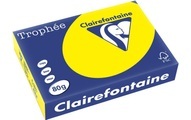 Clairefontaine Kopierpapier Trophée A4, 80 g/m², Rapsgelb, 500 Blatt