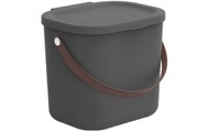 ROTHO - Aufbewahrungsbox ALBULA - anthrazit - recyceltes Material - 20/23.5/20.8 cm