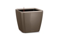 Lechuza - 4er-Set Blumenkästen mit Integriertem Bewässerungssystem Quadro Premium 21 LS - Taupe