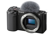 SONY ZV-E10 Body - Systemkamera (Fotoauflösung: 24.2 MP) Schwarz