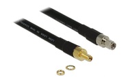 Delock, Delock WLAN-Antennen Anschlusskabel [1x SMA-Stecker - 1x SMA-Buchse] 10 m Schwarz