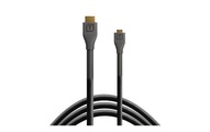 Tether Tools Kabel TetherPro HDMI Micro zu HDMI 2.0, 1 m Schwarz