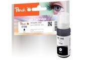 Peach Tintenbehälter schwarz kompatible zu Epson C13T00P140, 104 bk
