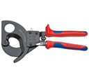 Knipex, Knipex 95 31 280 Ratschen-Kabelschneider Geeignet für (Abisoliertechnik) Alu- und Kupferkabel, ein- und mehrdrähtig 52