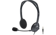 Logitech H111 - PC Headset (Kabelgebunden, Binaural, On-ear, Grau)
