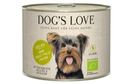 Dog's Love, Dog's Love Nassfutter Menü 100% BIO Huhn mit Buchweizen, Sellerie und Basilikum