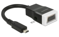 DeLock Micro-HDMI - VGA Adapter, schwarz