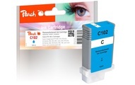Peach XL-Tintenpatrone cyan kompatibel zu Canon PFI-102C