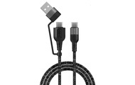 4smarts 4S468626 USB cable 1.5 m USB C Black, White