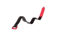 Fastech 687-330 Klettband mit Gurt Haft- und Flauschteil (L x B) 350 mm x 20 mm Schwarz, Rot 2 St.