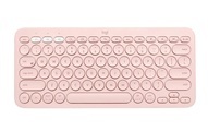 Logitech, LOGITECH K380 Multi-Device (Qwertz) Schweizerisch - Bluetooth Tastatur (Rose)