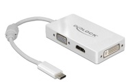 Adapter USB-C (Stecker) > VGA / HDMI / DVI (Buchse)