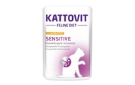 Kattovit Sensitive Pouch - 24 x 85 g Huhn & Pute