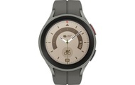 Samsung, SAMSUNG Galaxy Watch5 Pro (45 mm, Bluetooth-Version) - Smartwatch (Breite: 20 mm, -, Gray Titanium )