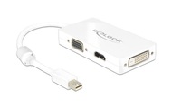 Delock DisplayPort / VGA / HDMI / DVI Adapter [1x Mini-DisplayPort Stecker - 1x VGA-Buchse, HDMI-Buchse, DVI-Buchse