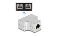Delock, Delock RJ45 Splitter, 1x RJ45 Buchse zu 2x RJ45 Buchse 1 Stück