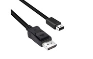 club3D DisplayPort Anschlusskabel [1x Mini-DisplayPort Stecker - 1x DisplayPort Stecker] 2 m Schwarz