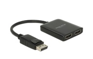 Delock, DeLock 2-Port Signalsplitter DP - 2x HDMI