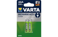 Varta, RECHARGE ACCU Solar Micro (AAA) Akku mit 550mAh - 2 Stück