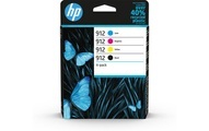 HP 912, Original, Tinte auf Pigmentbasis, Schwarz, Cyan, Magenta, Gelb, HP, Kombi-Packung, OfficeJet 8015, 8018, 8022 OfficeJet Pro 8020, 8020e, 8025, 8030e, 8035 OfficeJet 8010 All-in-One...